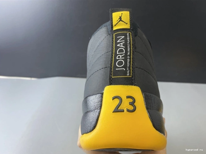 130690-070 University Black Gold Jordan Air 12 Retro 0306